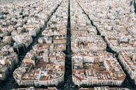 view of barcelona historic buildings