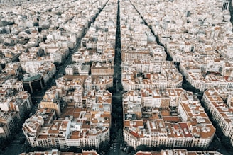 Foto Aérea de la ciudad de Barcelona