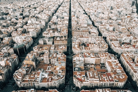 Foto Aérea de la ciudad de Barcelona