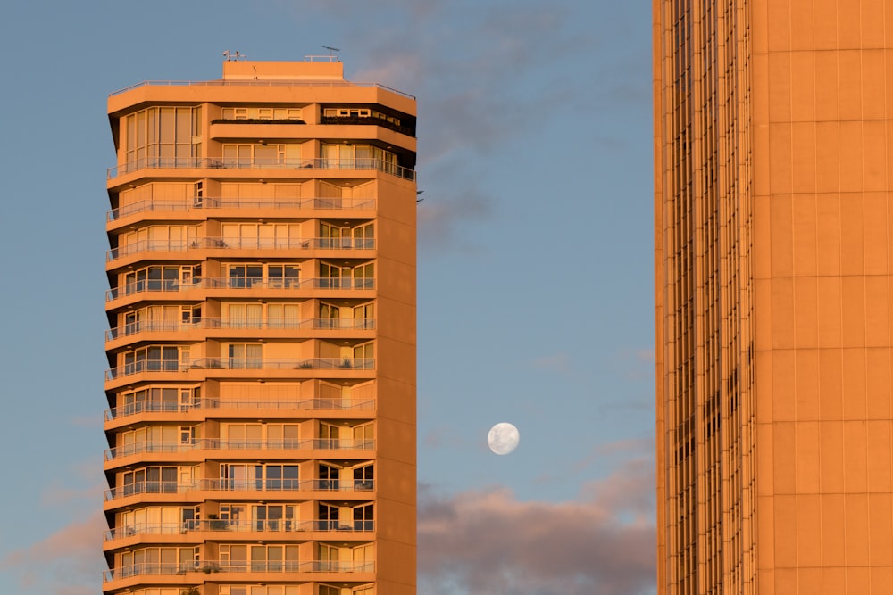 brown concrete buildings