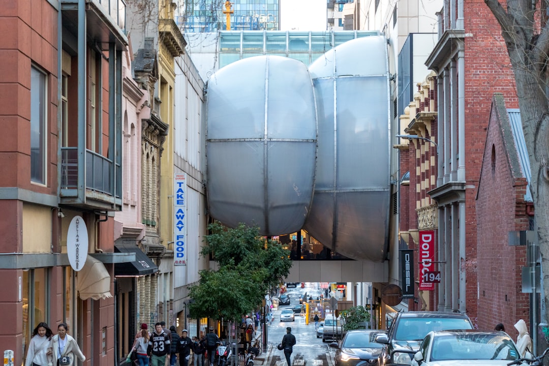 grey metal machine during daytime, Urban blobs of Melbourne