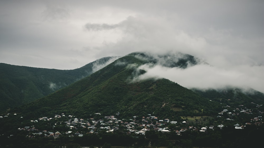 green mountain range