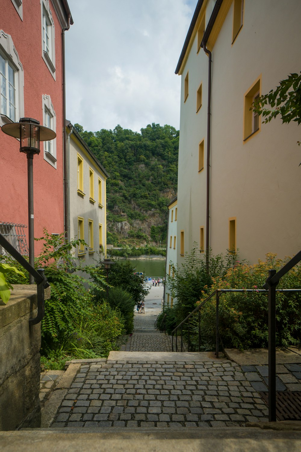 white and red concrete buildings at daytime