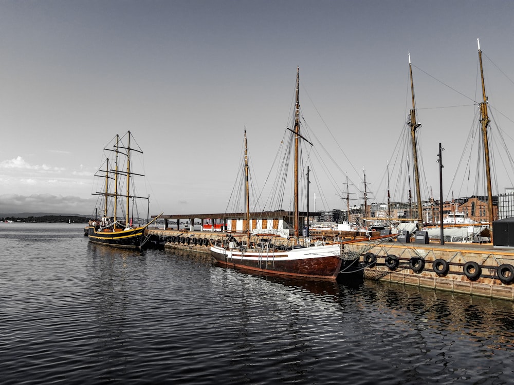 boats beside dock