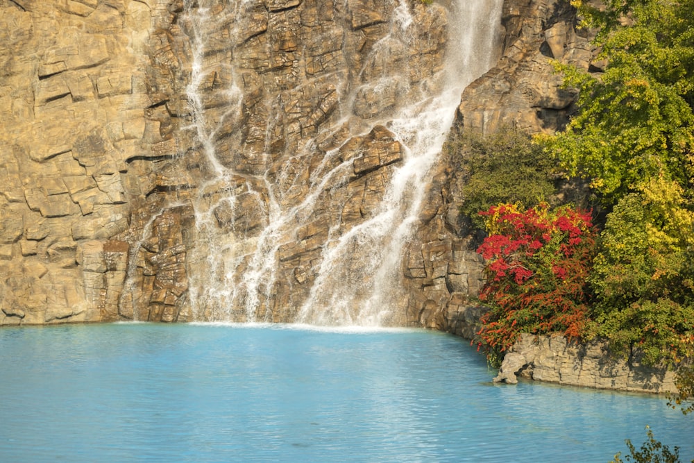 waterfalls at daytime