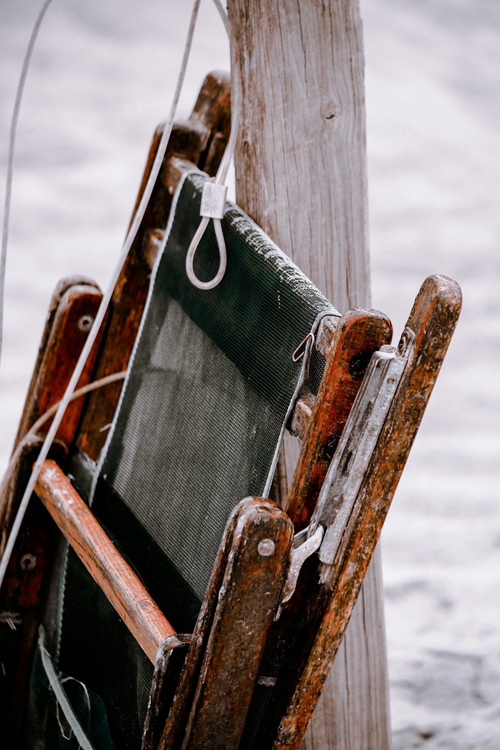 brown wooden frames during daytime