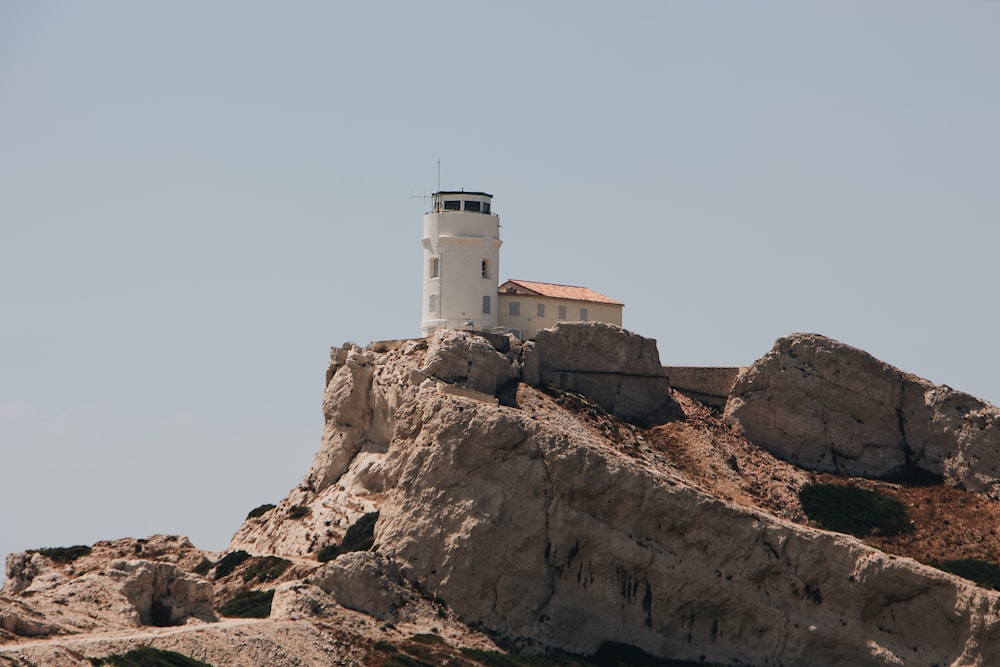 white lighthouse