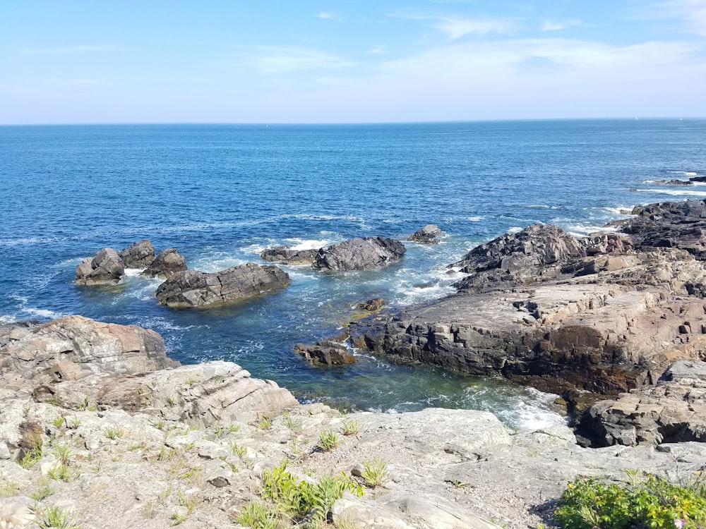 body of water across horizon