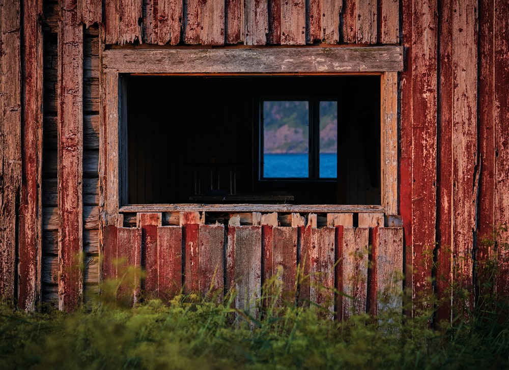 brown window