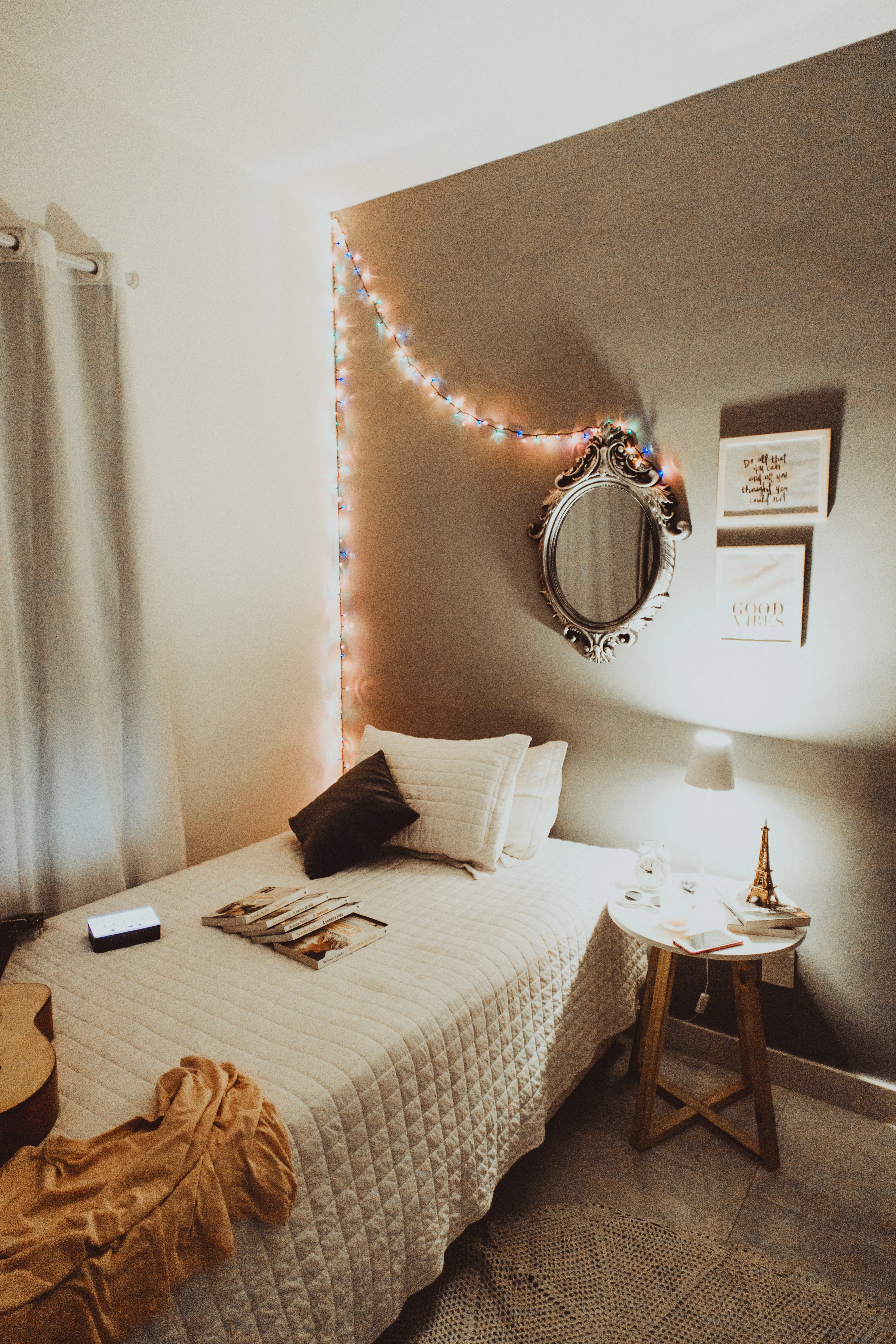 Private bedroom with a bed and natural light