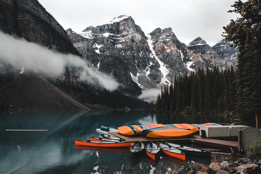 orange boat