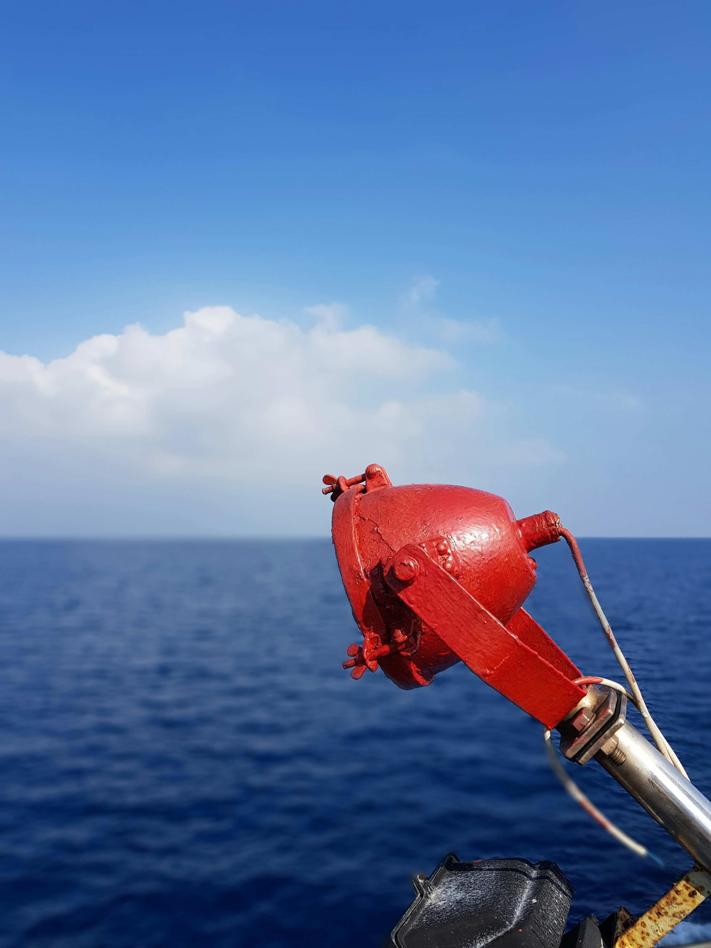 red metal equipment