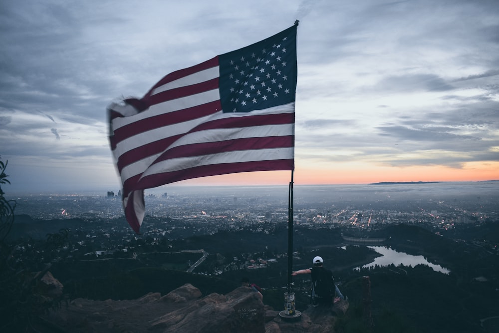 waving USA flag