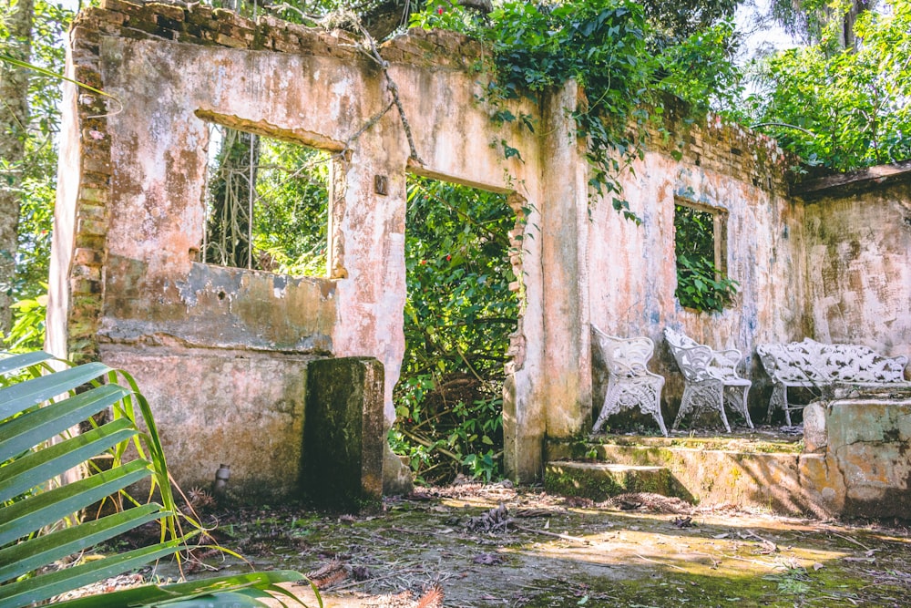 brown concrete building ruins