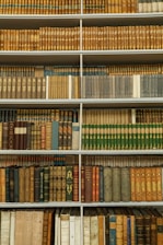 book lot inside shelves