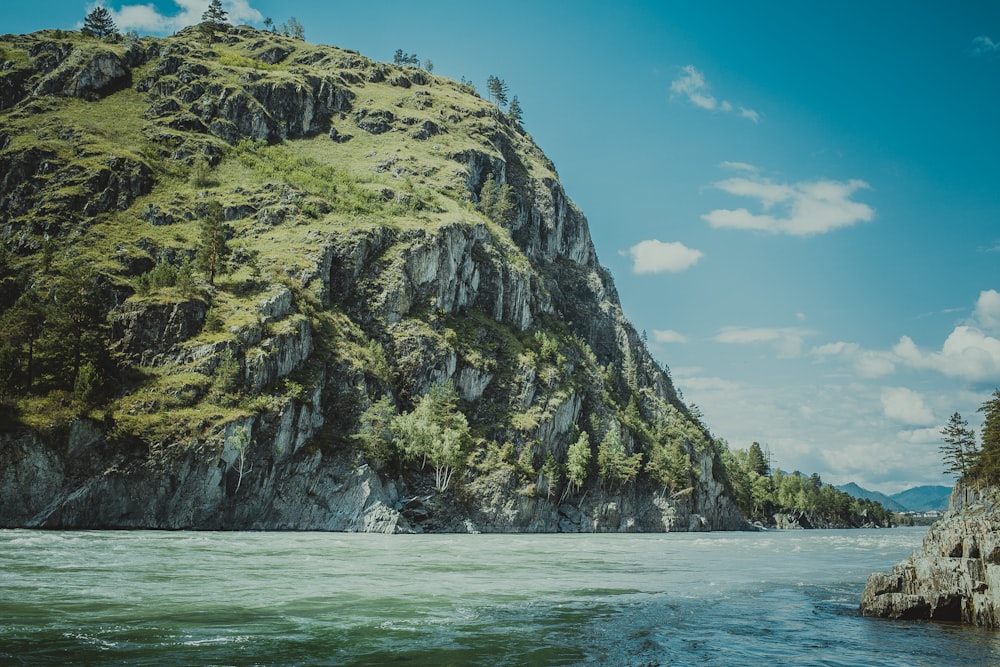 cliff by the ocean