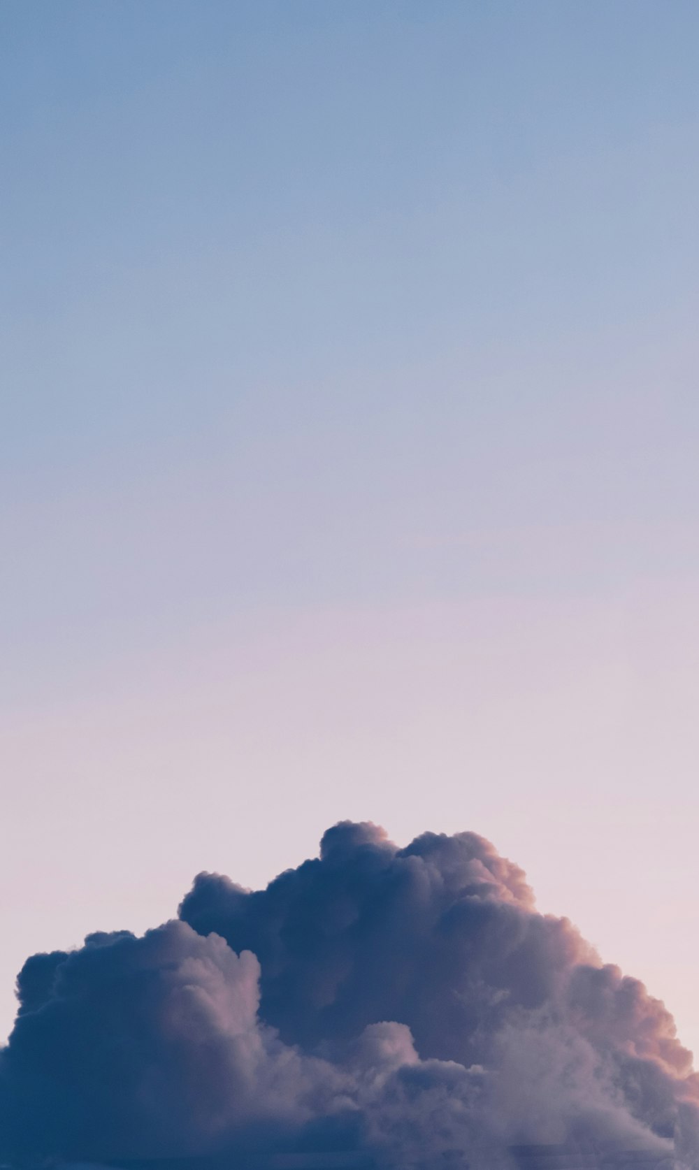 view of nimbus clouds