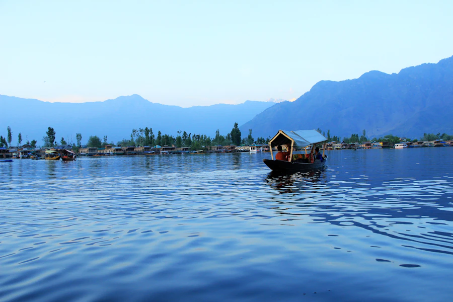 Shikara boat on Dal Lake, Srinagar, Kashmir