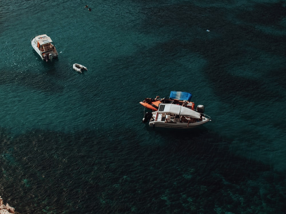 two boats on body of water