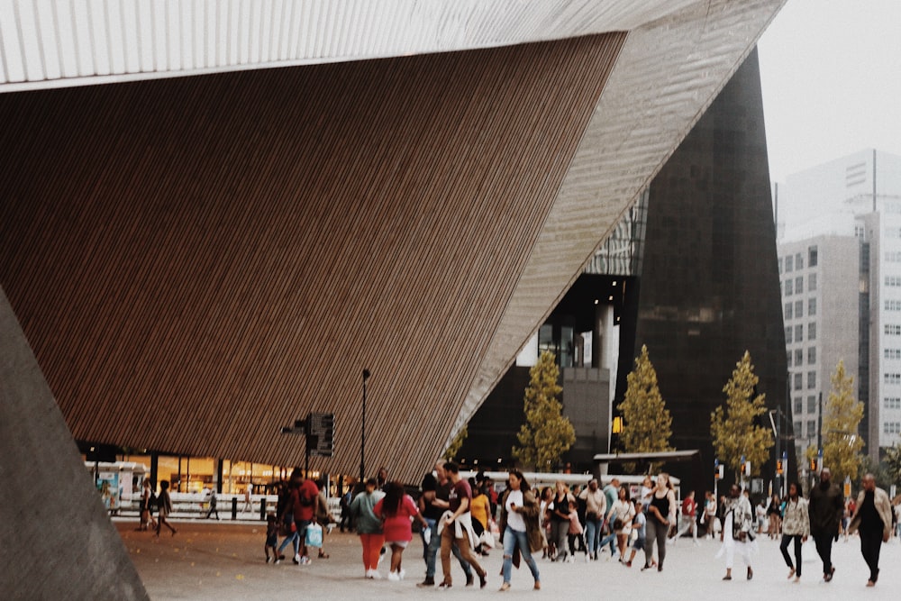 people walking near buildings during daytime