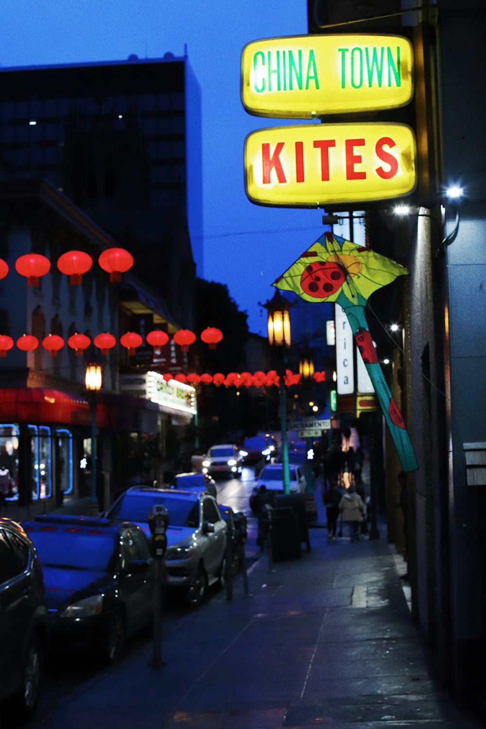 china town kites signage