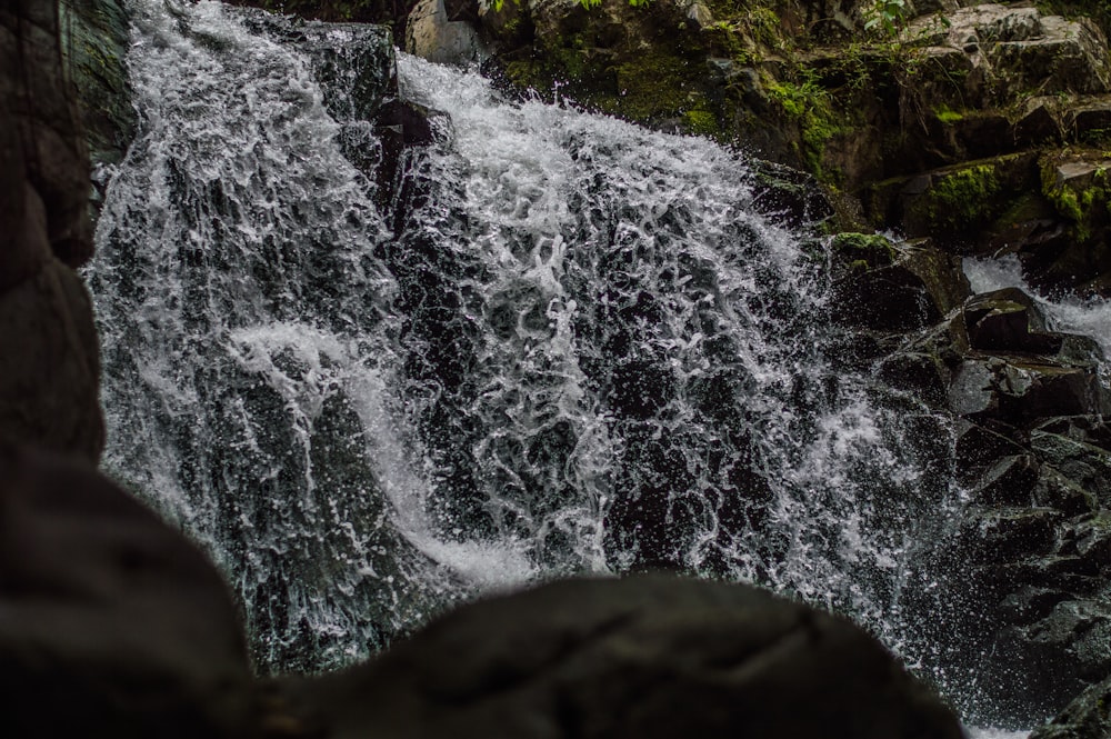 photography of flowing water during daytime