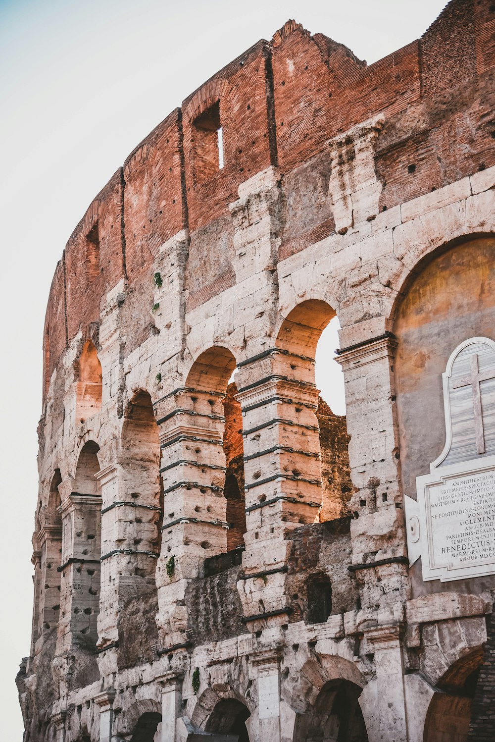 view of Colosseum at Rome Italy