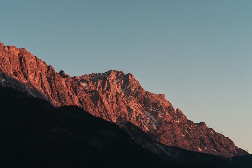 photography of brown mountain during daytime