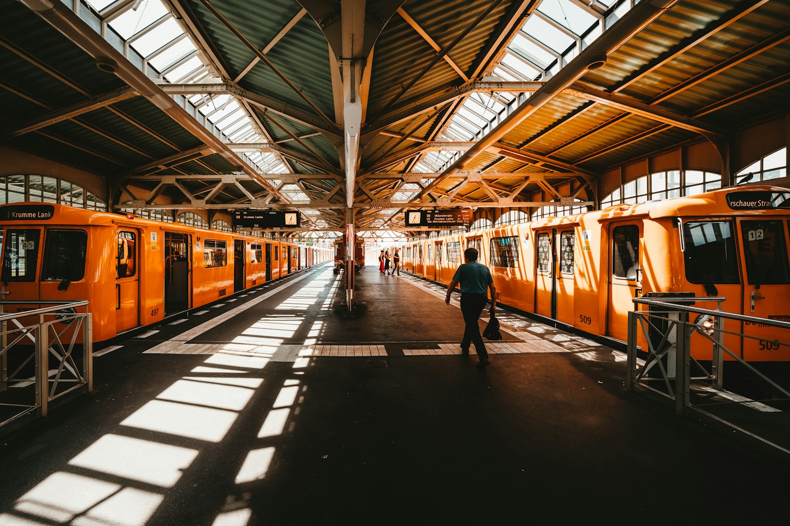 Sony FE 12-24mm F4 G sample photo. Orange train photography