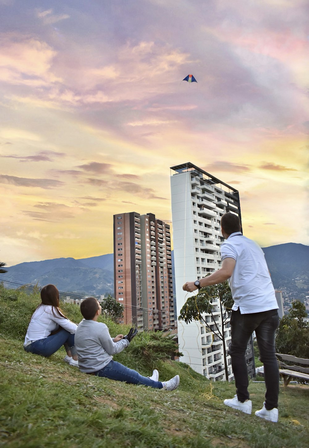 white high-rise building