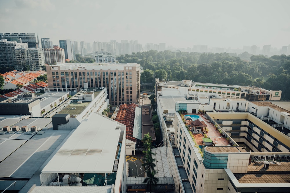 aerial view of building at daytime