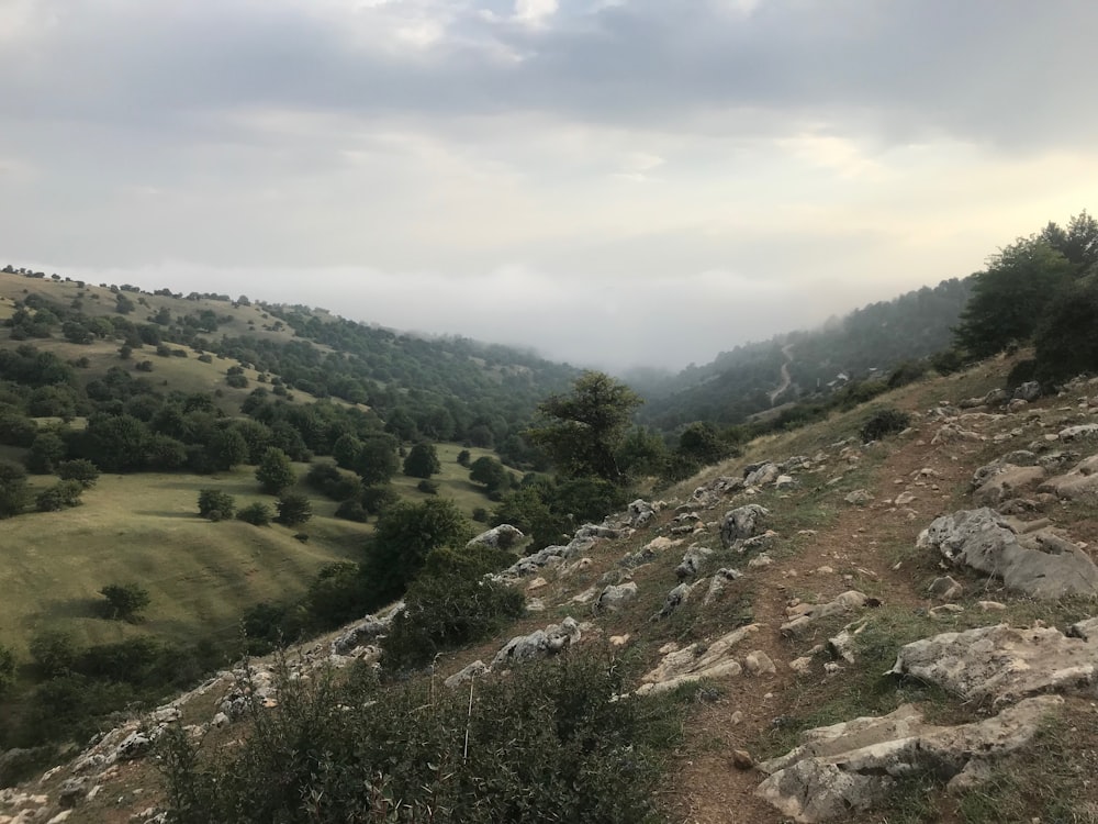 rocks on mountain