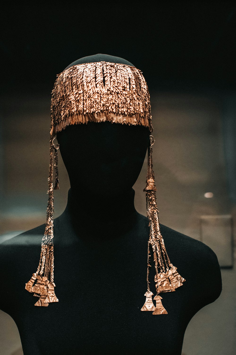 human gold headdress