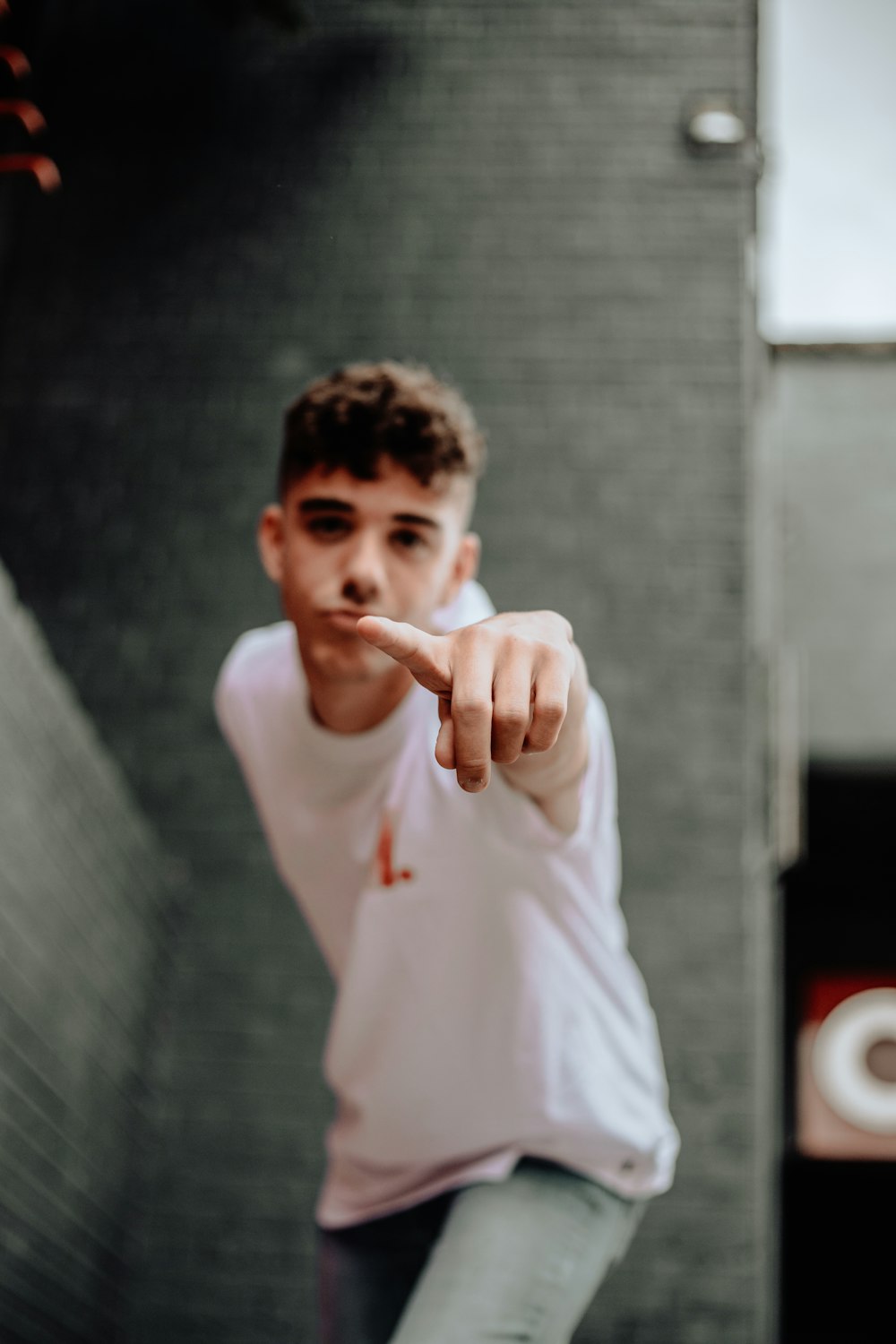 boy wearing white shirt