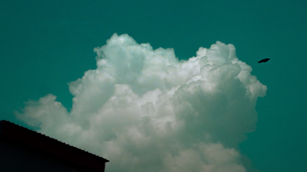 low-angle photography of white clouds