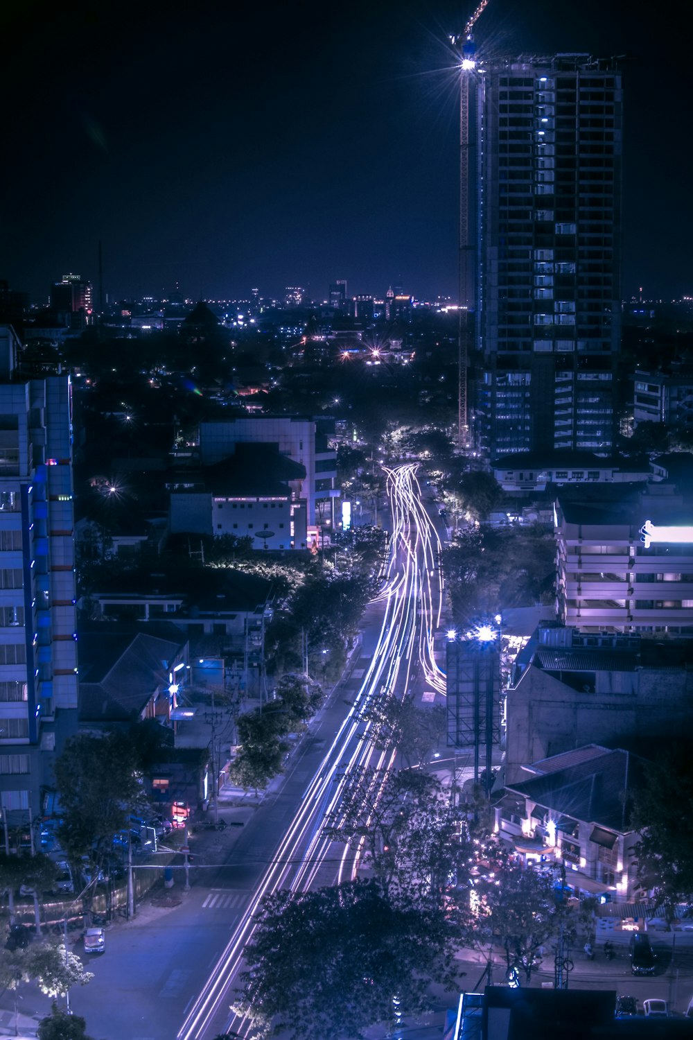 aerial view of buildings