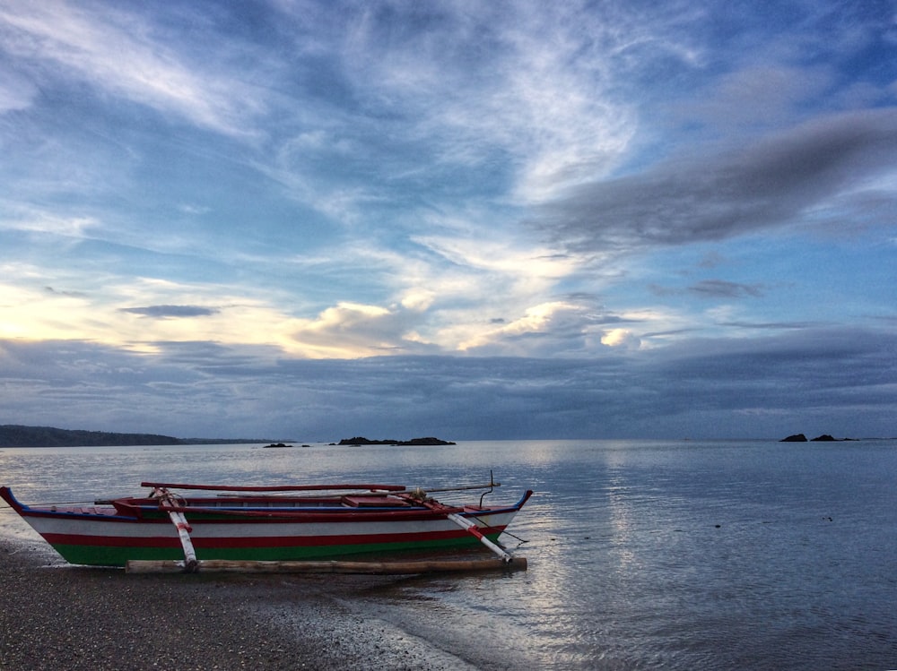 boat on floating on water