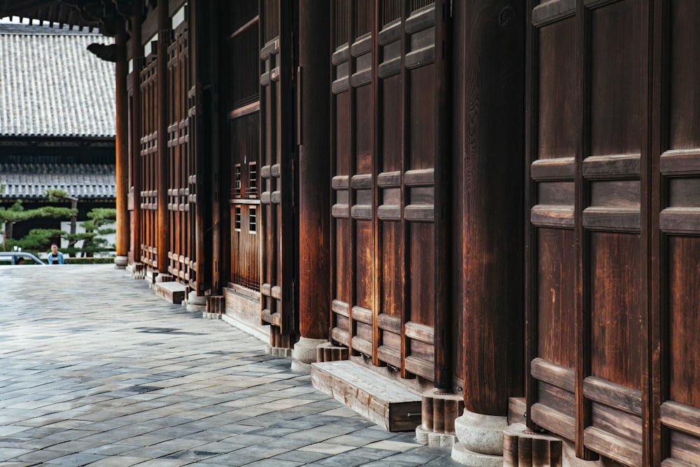 brown wooden wall during daytime