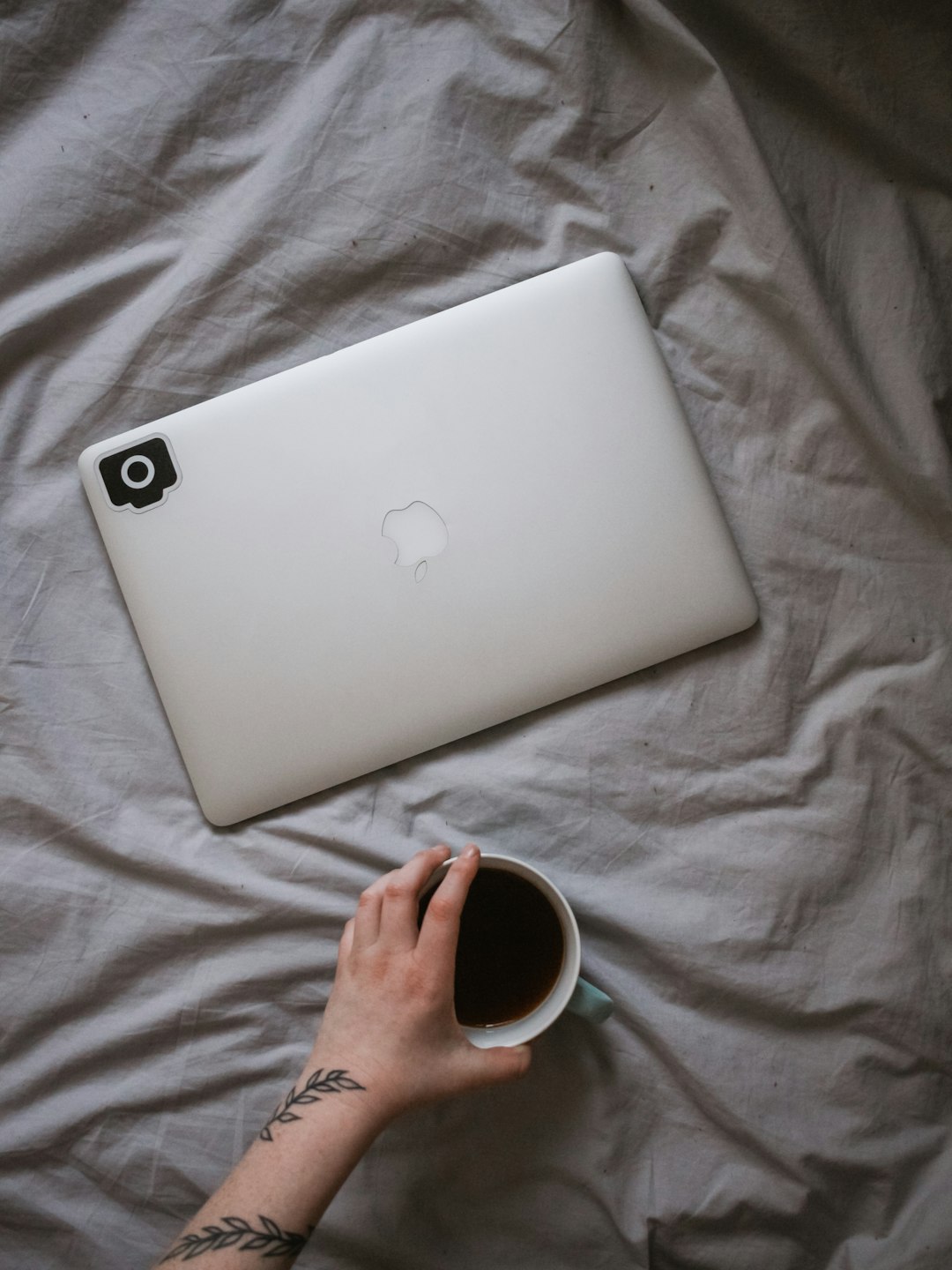 silver MacBook