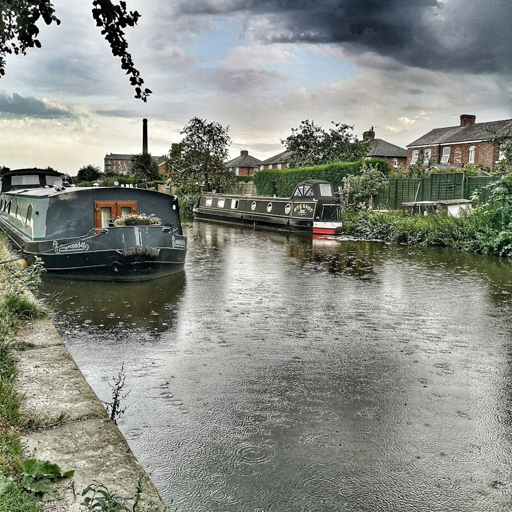 grey boat