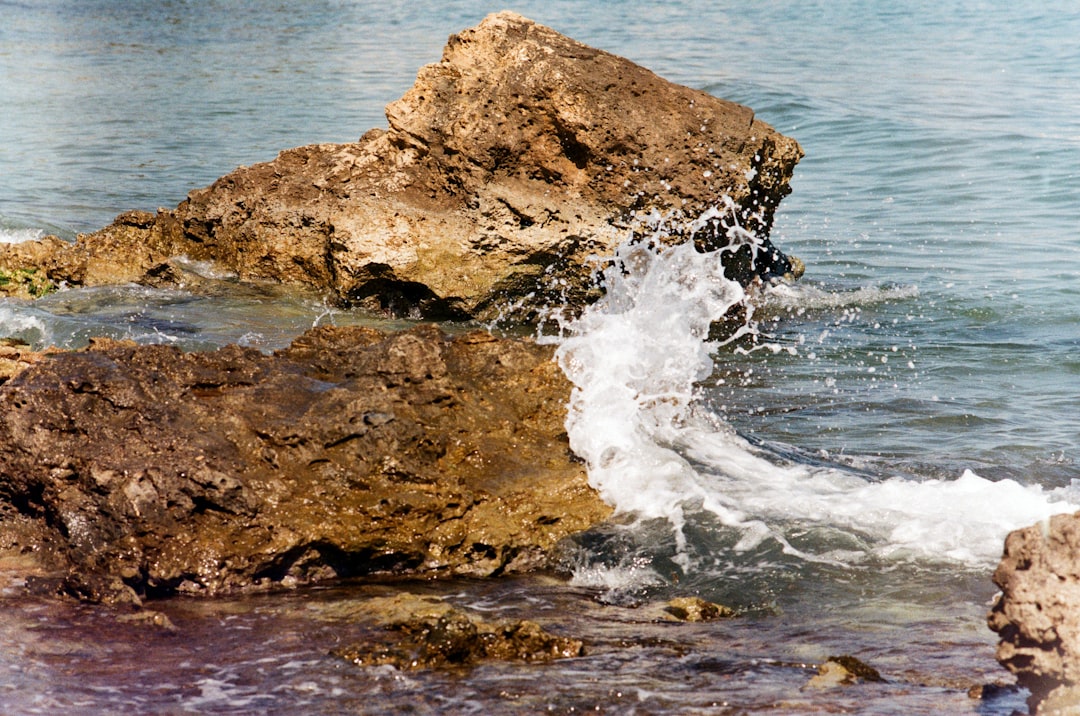 brown rock formation