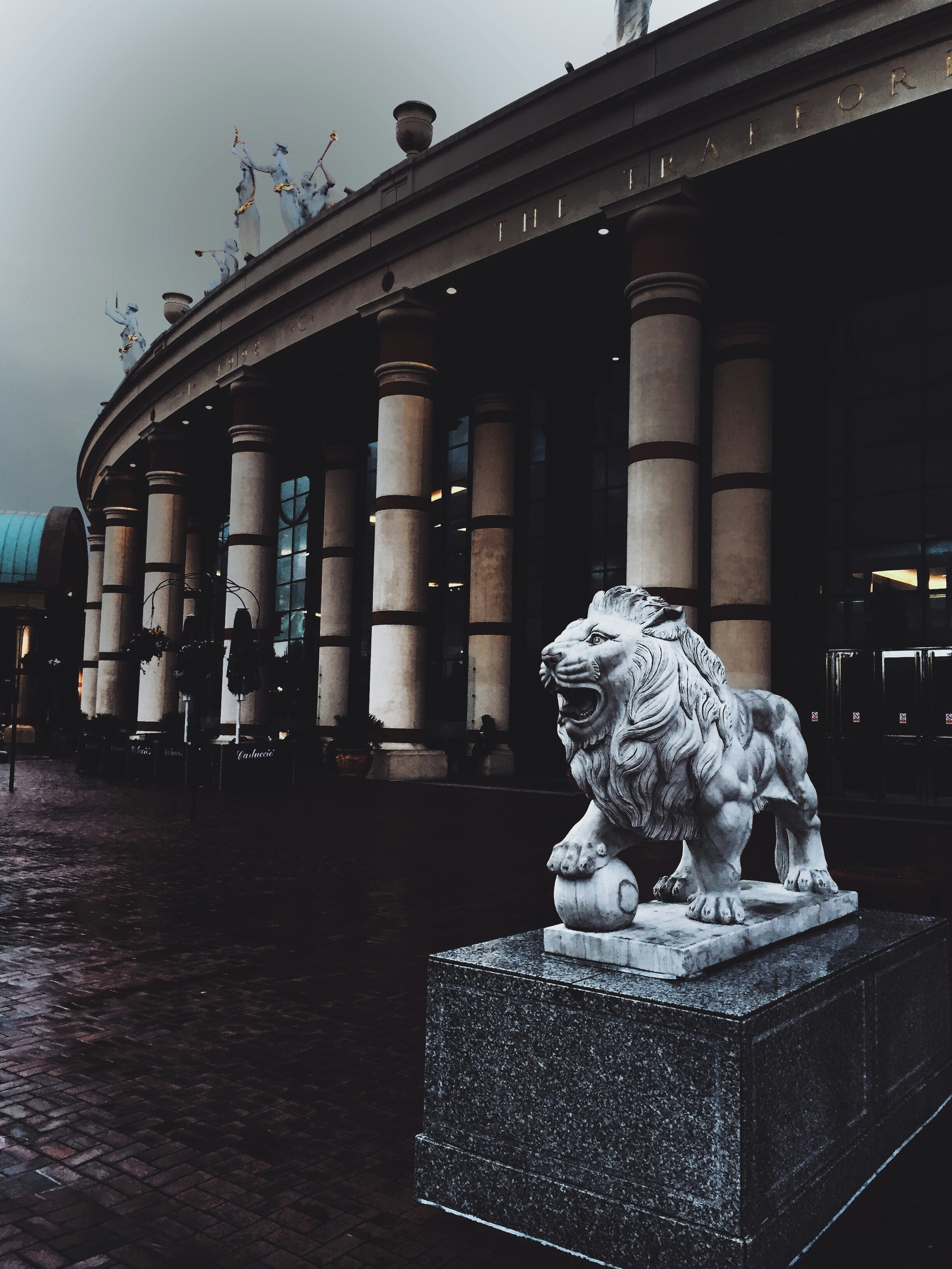 Marble Lion Statue