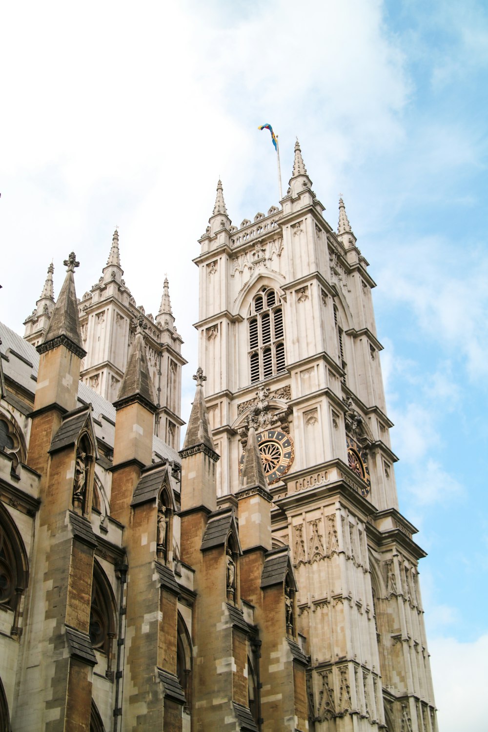 low angle photo of church