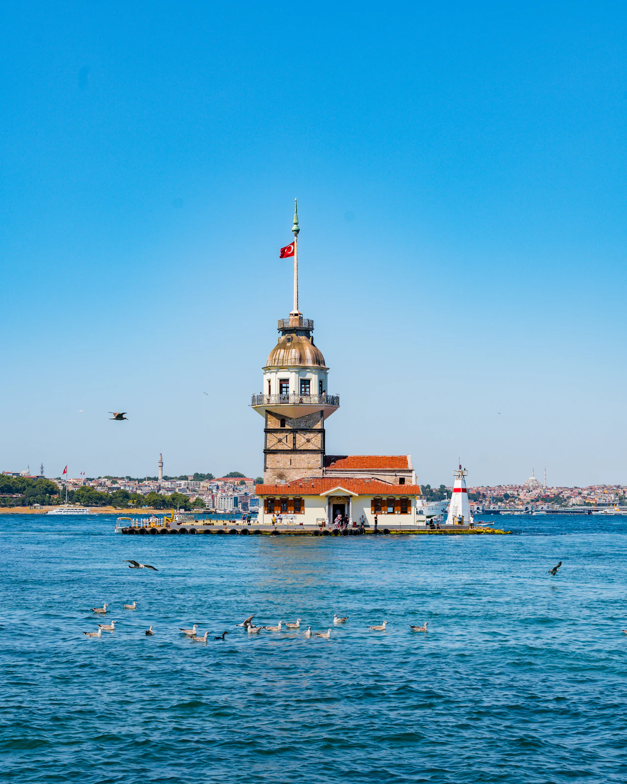 Maiden’s Tower in the Bosphorus off Üsküdar