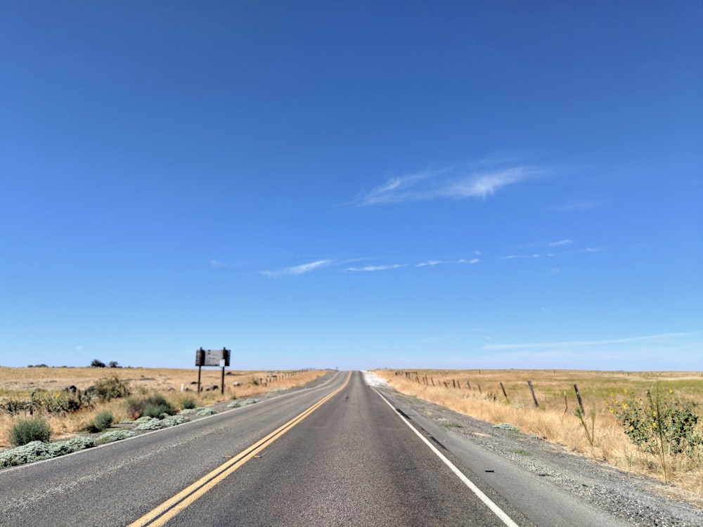 empty road during daytime