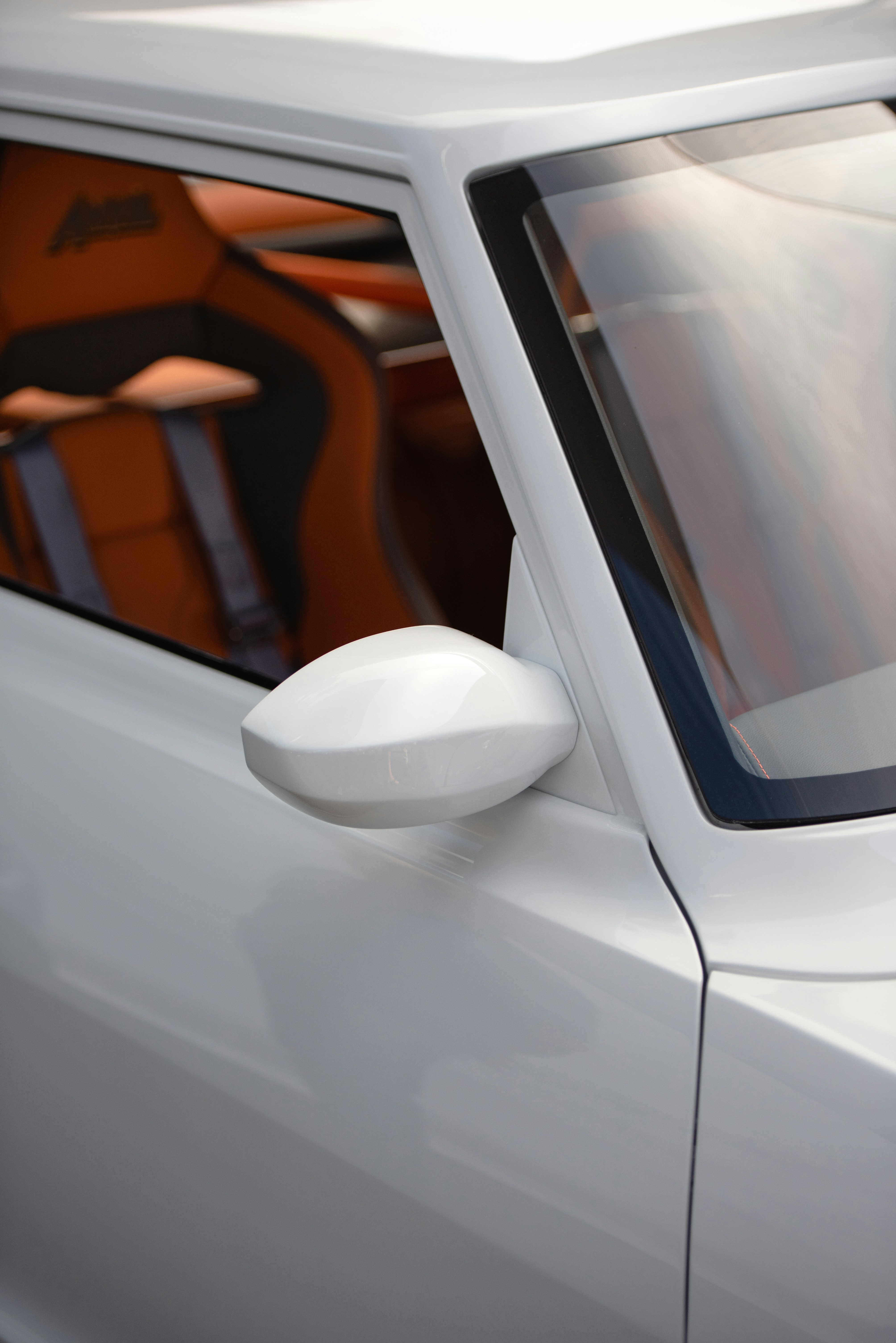 White vehicle
