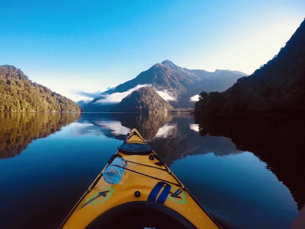 mountains near body of water during daytime