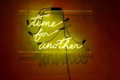 time for another neon light wall decor rhode island google meet background