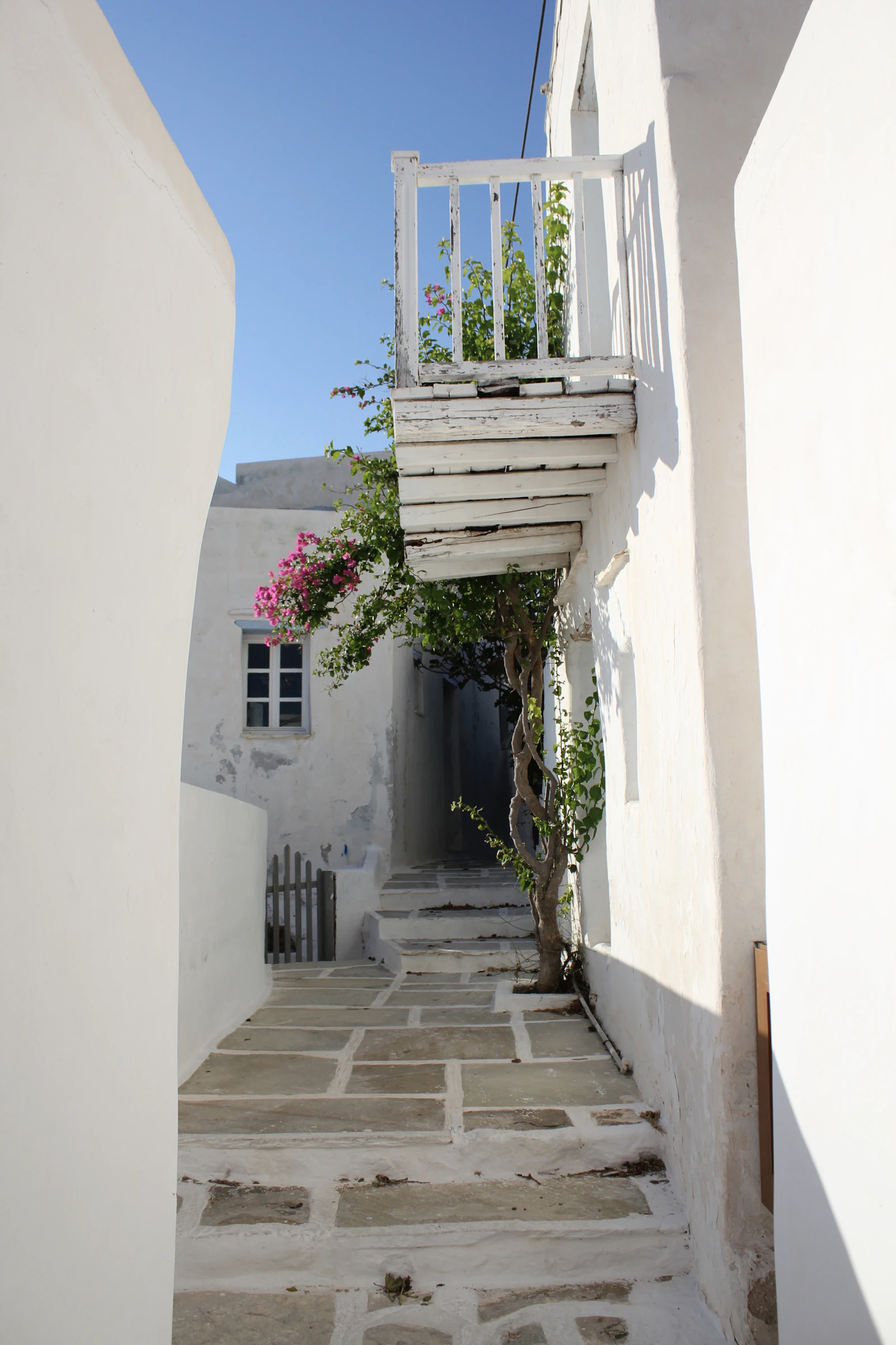 Traditional whitewashed house in Chora, Serifos, Greece