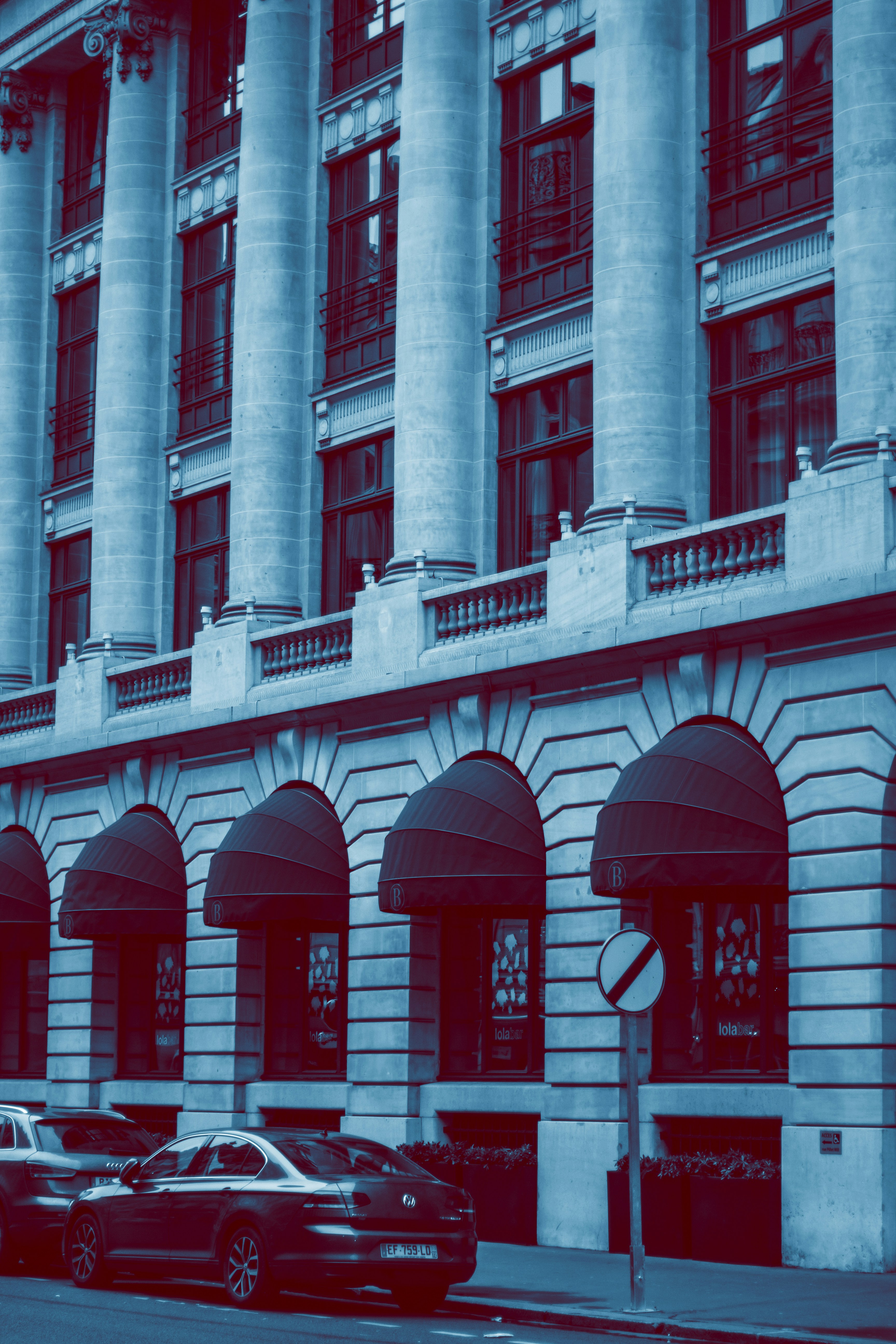 grayscale photography of concrete building